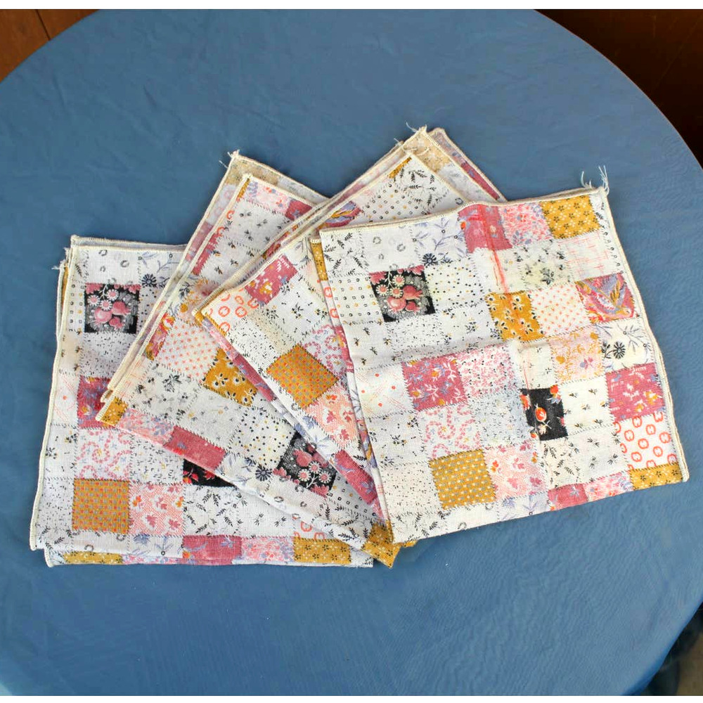 MCM Vintage Patchwork Napkins (set of 4)